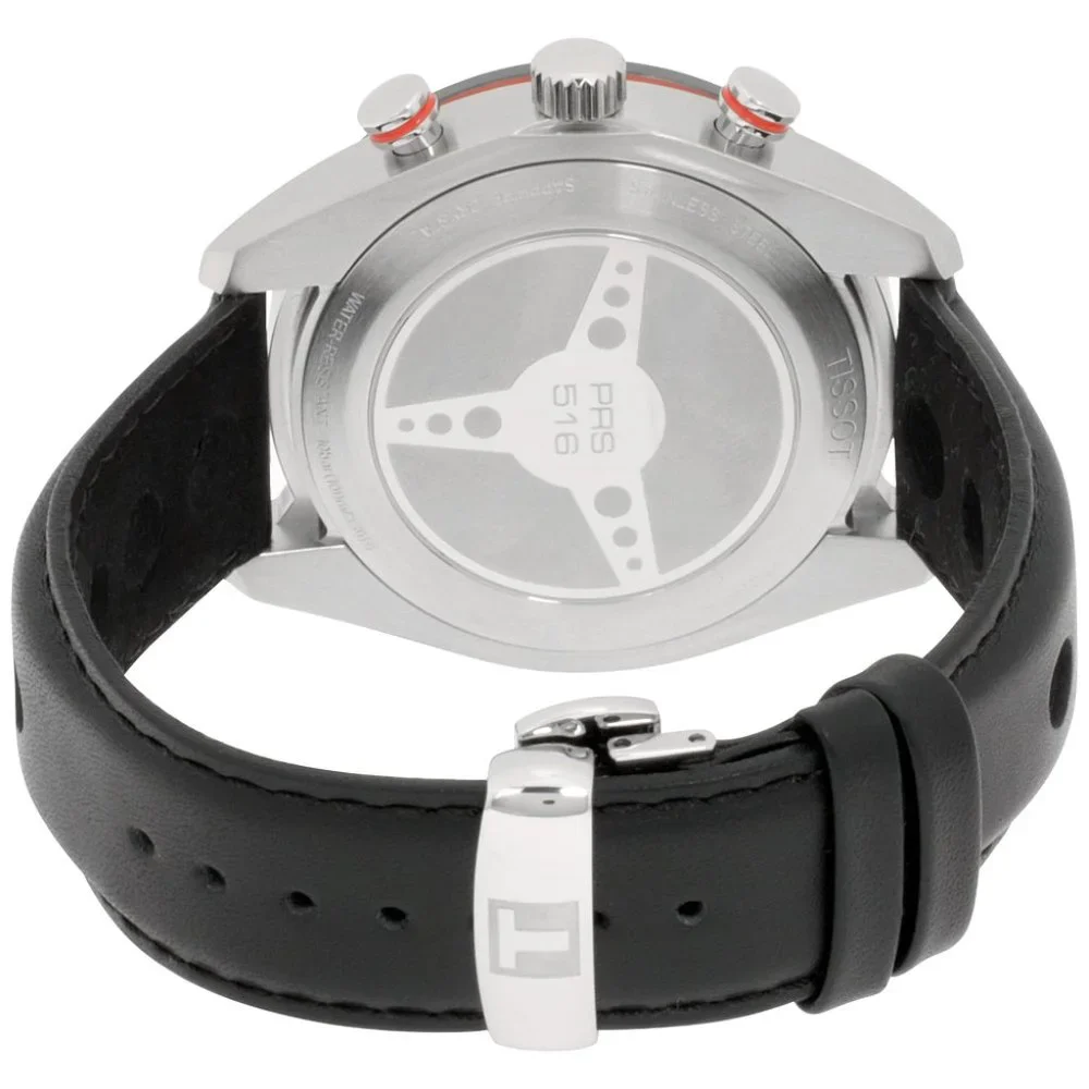 Tissot Mens Black Leather Watch T100.417.16.051.00